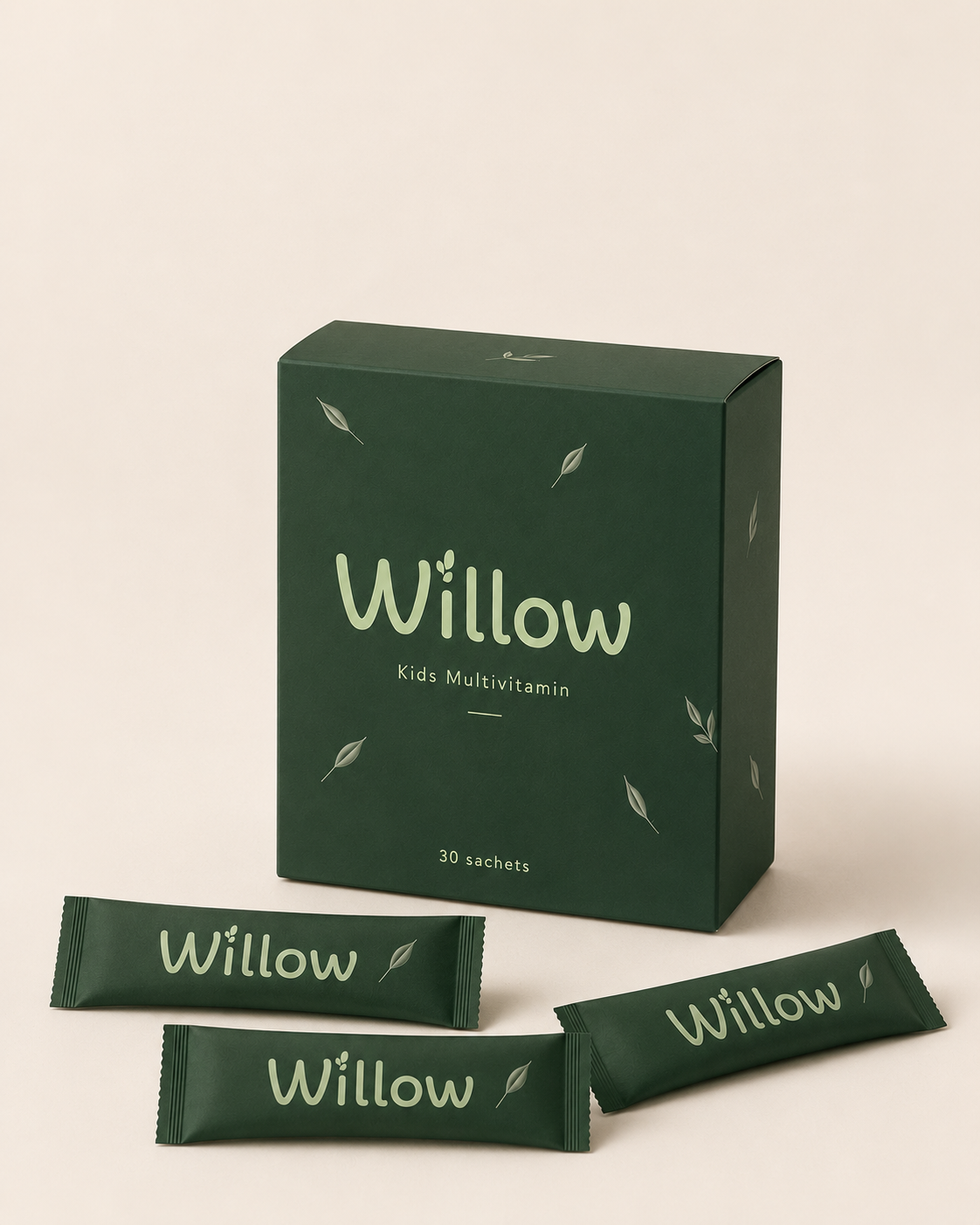 Kids Multivitamin powder sachet packaging